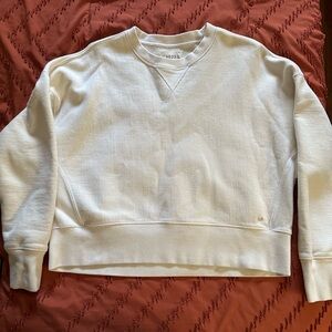 American Eagle Outfitters Cream Crew Neck Sweater